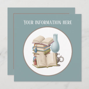 Invitation club de lecture mignon