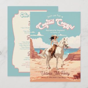 Invitation Coastal Cowgirl Horse Bachelorette