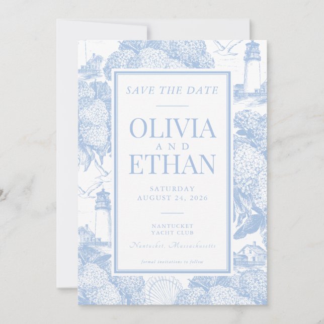 Invitation Coastal Save the Date (Devant)