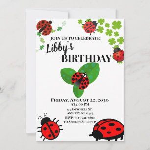 Invitation Coccinelle