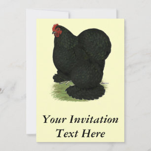 Invitation Cochin : Hen noir