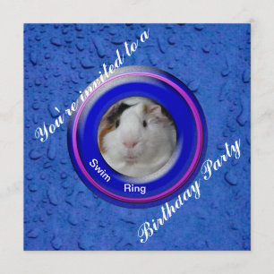 Invitation Cochon d'Inde