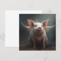 Cochon Volant Fantaisiste et Surréaliste d'Art Rêv