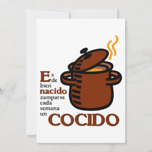 Invitation Cocido