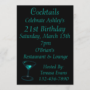 Invitation Cocktail Anniversaire