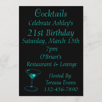 Invitation Cocktail Anniversaire