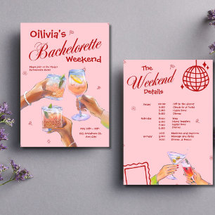 Invitation Cocktail Bachelorette Party