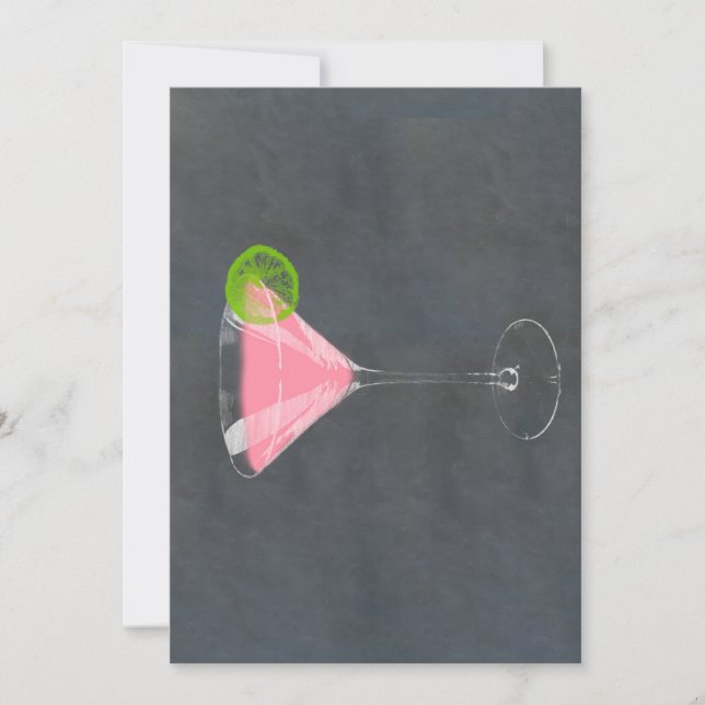 Invitation Cocktail cosmopolite (Devant)