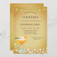 Cocktail de 40e anniversaire féminin