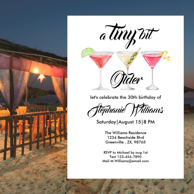 Invitation Cocktail d'été pour femmes un peu plus âgées pour  (Créateur téléchargé)