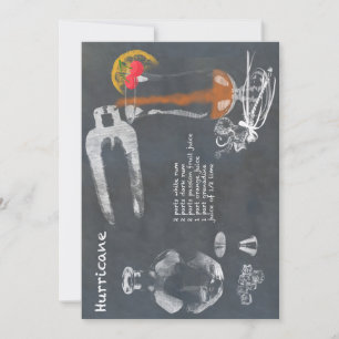 Invitation Cocktail d'ouragan