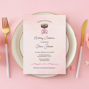 Invitation Cocktail Espresso Martini Anniversaire