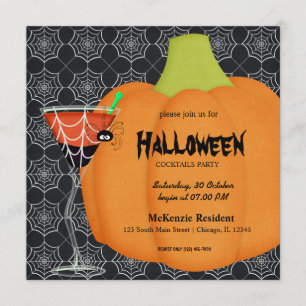 Invitation Cocktail Halloween