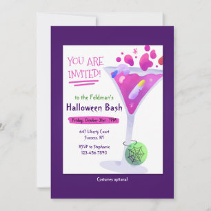 Invitation Cocktail Halloween