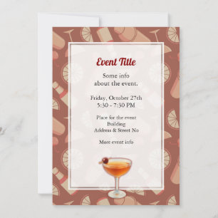 Invitation Cocktail Manhattan