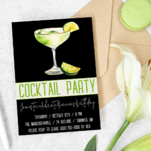 Invitation Cocktail, Margarita, Boire, Anniversaire