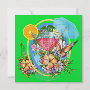 Invitation Cocktail Paradise Beach - SRF