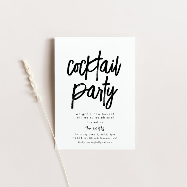 Invitation Cocktail Party (Créateur téléchargé)