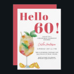 Invitation Cocktail rouge fraise Boire 60e anniversaire<br><div class="desc">Cocktail fraise rouge Boisson 60e anniversaire Invitation Faites de votre événement mémorable avec cette amusante boisson fruitée couleur verte à 60e anniversaire invitation. Les couleurs vibrantes et les coups de pinceau doux donnent une sensation fantasque et artistique à la conception, ce qui en fait un choix parfait pour un anniversaire...</div>