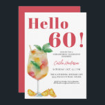 Invitation Cocktail rouge fraise Boire 60e anniversaire<br><div class="desc">Cocktail fraise rouge Boisson 60e anniversaire Invitation Faites de votre événement mémorable avec cette amusante boisson fruitée couleur verte à 60e anniversaire invitation. Les couleurs vibrantes et les coups de pinceau doux donnent une sensation fantasque et artistique à la conception, ce qui en fait un choix parfait pour un anniversaire...</div>