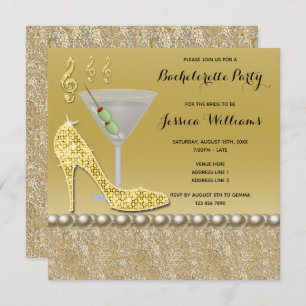 Invitation Cocktail & Stiletto Bachelorette Party