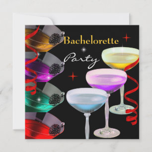 Invitation Cocktails de Fête de Fiançailles Champagne