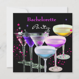 Invitation Cocktails de Fête de Fiançailles Champagne Rose