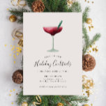 Invitation Cocktails Festive Boissons Fête de Noël<br><div class="desc">Cocktails Festive Boissons Fête de Noël Invitation</div>