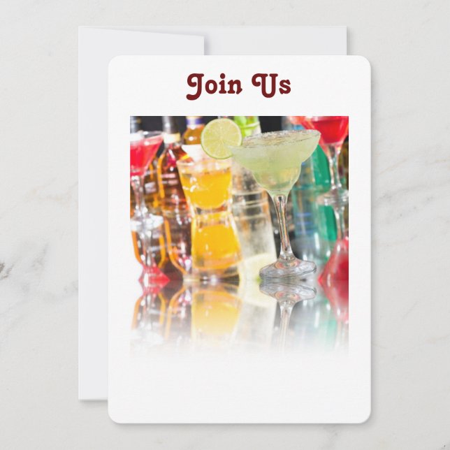 INVITATION "COCKTAILS GALORE" (Devant)