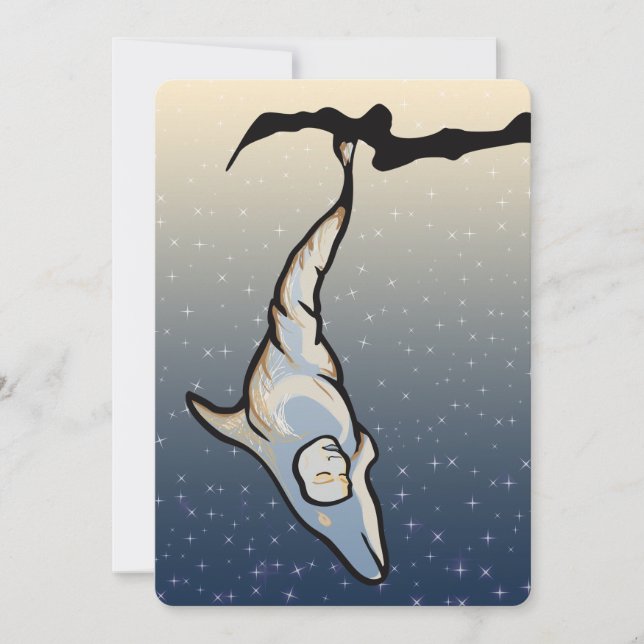 Invitation cocon dauphin (Devant)