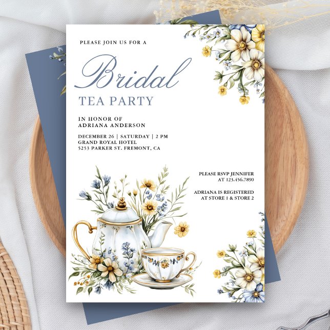 Invitation Code QR de la fête florale de mariage avec des fle (Créateur téléchargé)
