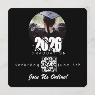 Invitation Code QR d'invitation en ligne pour la remise des d