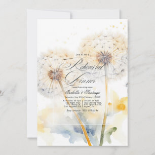 Invitation Code QR du dîner de répétition de mariage Dandelio