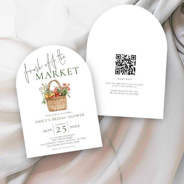 Invitation Code QR Fresh off the Market Enterrement (Créateur téléchargé)