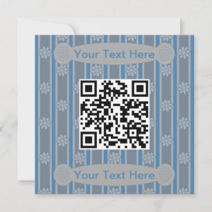 Invitation Code QR Fun et Flower