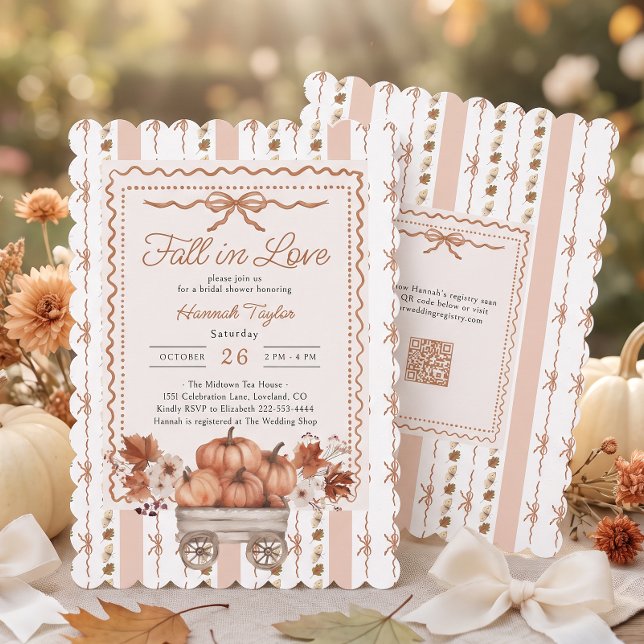 Invitation Code QR Mariage Tomber en Amour Enterrement de Vie (Créateur téléchargé)