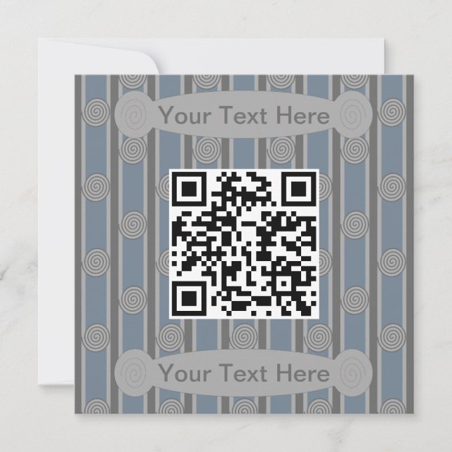 Invitation Code QR pour l'amusement et la fantaisie (Devant)