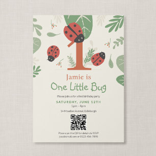 Invitation Code QR Un Petit Bogue Ladybug Premier Anniversair
