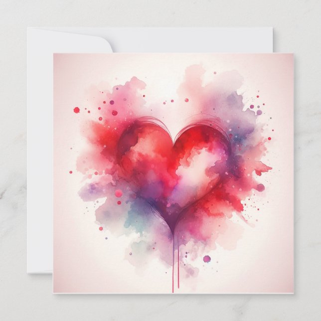 Invitation Coeur (Devant)