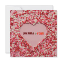 Coeur amour Joyanta & Vokti couleur marron rouge