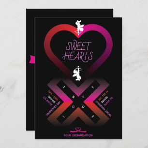 Invitation Coeur X Coeurs doux
