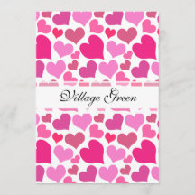 Coeurs assez roses pour Bachelorette ou jeune