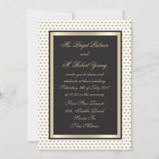 Invitation Coeurs d'amour Mariage papeterie