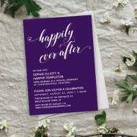 Cœurs de La Fin Heureuse Script Réception Violet