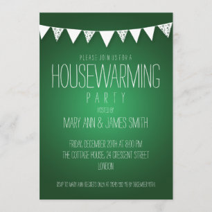 Invitation Coeurs de partie de pendaison de crémaillère