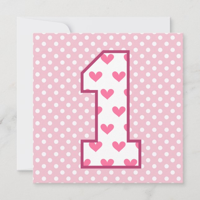 Invitation Coeurs modernes nommés faits sur commande V07B du (Devant)