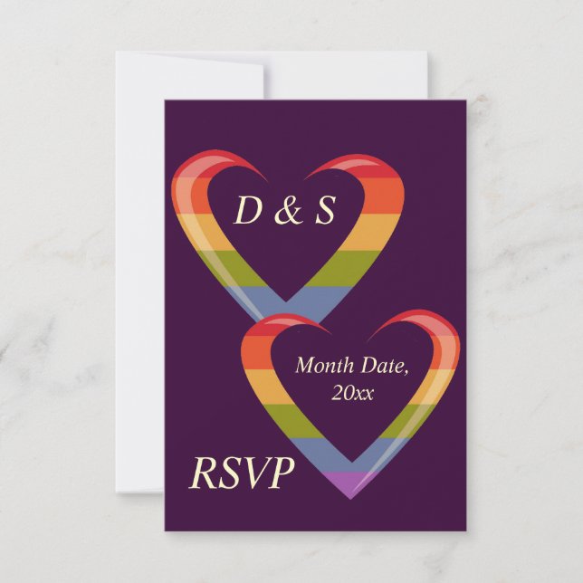 Invitation Cœurs Ouverts (Devant)