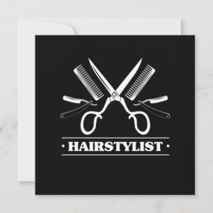 Invitation Coiffeur Coiffeur Salon de Coiffure Styliste Barbe