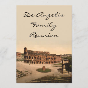 Invitation Colisée et Meta Sudans, Rome, Italie