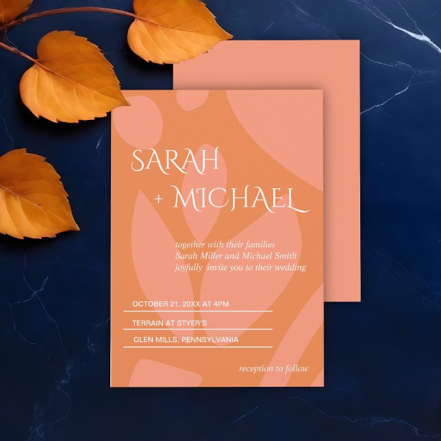 Invitation Collage de couleurs modernes (Créateur téléchargé)